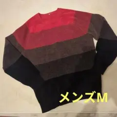 イオン　トップバリュ　メンズ　М　長袖　ハイゲージモール　ニット　カットソー