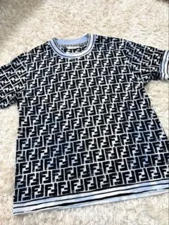 FENDI フェンディ 半袖Tシャツ ロゴ ホワイト レディース#Mサイズ