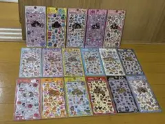 こ*ん様 【正規品】プチドロップステッカー　ディズニー　17点まとめ売り