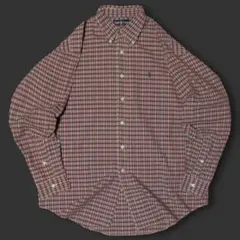 美品★90s★Ralph Lauren★シアサッカーシャツ★チェック★USA古着