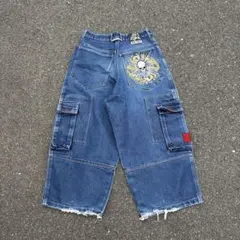 90s DOG TOWN 黒龍 和柄 刺繍 バギーパンツ Y2K ドッグタウンのサムネイル