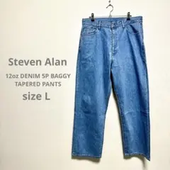 Steven Alan 12oz DENIM 5P BAGGY TAPERED