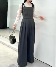JILL by JILL STUART 肩リボンドッキングサロペットのサムネイル