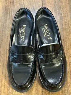 HARUTA ブラック ローファー　24.0cm