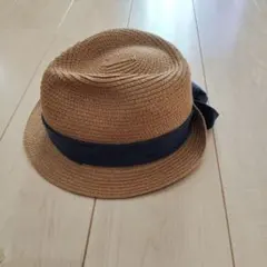 ViS ブラウン 麦わら帽子 リボン付きのサムネイル