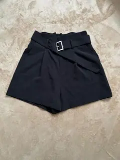 INGNI ベルト付きショートパンツ ブラック Fのサムネイル