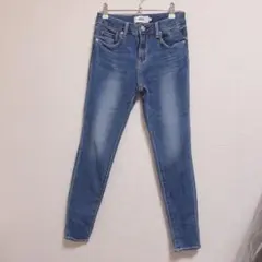 ほぼ新品 美品 マウジー スキニーデニム ブルー