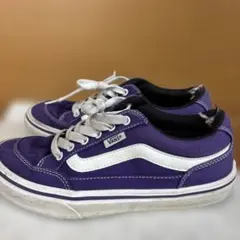 『VANS 』パープル ローカット スニーカー　23.5cmのサムネイル
