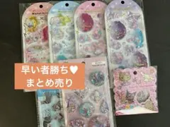国内正規品♥ディズニー・サンリオ キャラクターシールセット