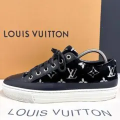 美品】ルイヴィトン ビバリーヒルズ ライン スニーカー メンズ レザー 