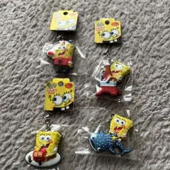 スポンジボブご当地キーホルダー4個セット