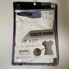 AXF　アクセフ　レディース　クルーネックTシャツ　半袖　ホワイト　XSのサムネイル