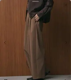 BEAUTY&YOUTHワイドタックパンツ