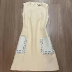 未使用タグ付き✨ フェンディ FENDI 膝丈ワンピース ポリエステル