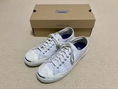 コンバース ジャックパーセル レザー 27.0cm ホワイト スニーカー