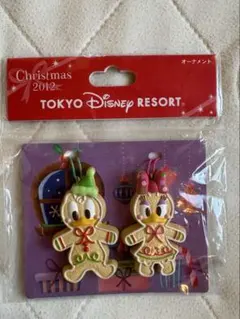 新品未開封　ディズニーランド　ドナルド　デイジー　クリスマス　オーナメント