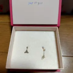 Disney シンデレラ　ピアス　トパーズ　K10YG K18YG