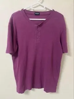 90s old uniqlo オールドユニクロ　y2k ヘンリーネックT