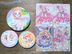 キュアブロッサム/花咲つぼみ 缶バッジ&キャンバス生地カード ハート