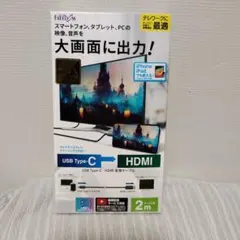 USB Type-C HDMI 変換ケーブル 2m