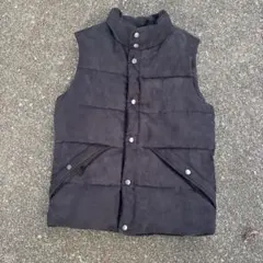 BROWNY 黒 ダウン風ベスト Mサイズ