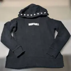 BABYDOLL パーカー ブラック 星柄 XL 160cm
