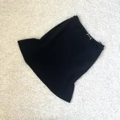 美品❗️きれいめ【CAPIRONROOTS】黒台形スカート9号 ストレッチ