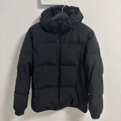 GU ダウンジャケット　ヒートパテットブルゾン　ブラック