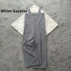 Whim Gazette ウィムガゼット 平織オーバーオール オールインワン