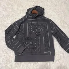 ZARA ペイズリー柄 パーカー Lサイズ プルオーバー トップス ザラ 総柄