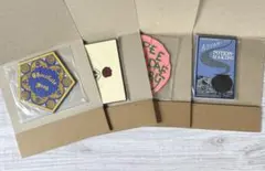 フラットガシャポン ハリー・ポッター ラバーコースター 4種