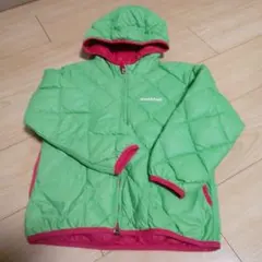 504）mont-bell キッズダウンリバーシブルジャケット 110