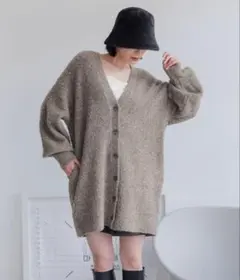 LOWRYS FARM/【前後着用可能】２ＷＡＹＢＩＧカーディガンミニワンピース