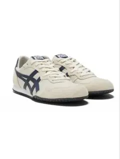 Onitsuka Tiger セラーノ ベージュ ネイビー 22.5