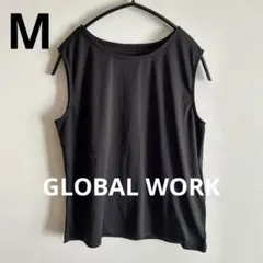 【GLOBAL WORK】ブラック タンクトップ M インナー