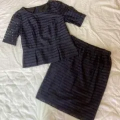 レディース　フォーマル　セットアップ　上下　黒　サイズ13ABR