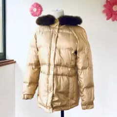 CARA O CRUZ レリアンファー付きジャケット　ベージュ