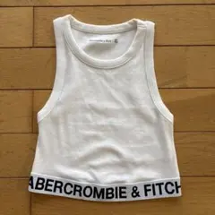 Abercrombie & Fitch ロゴ タンクトップ ホワイトのサムネイル