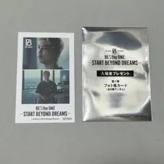 BE:FIRST 映画 入場者特典 フォト風カード SHUNTO