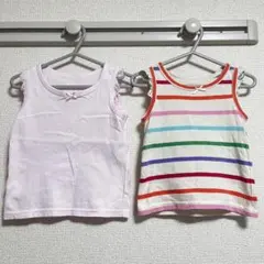 babyGAP トップス　ノースリーブ　80cm 2点セット　まとめ売り　女の子