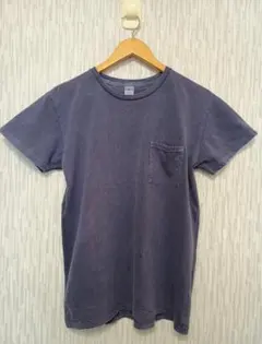 FUCT ファクト ピグメントダイ ポケット Tシャツ ネイビー M