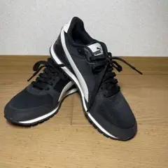 新品同様PUMAスニーカー25cmSOFTFOAM+ ブラック メンズレディース