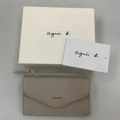 美品】agnes b. UAW01-02 長財布 ゴールド金具 ホワイト - メルカリ