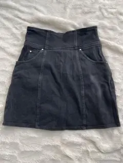 【美品】ミシェルマカロン ハイウエストミニスカート スカパン ブラック M