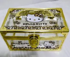 【新品未使用】HELLO KITTY ★ヒョウ柄バニティケース