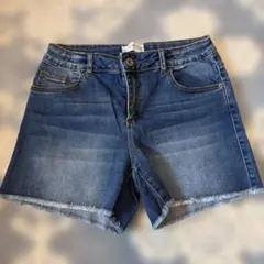 ZARA デニムブルー ハーフパンツ 134/140