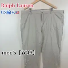 ●C115【US輸入】ポロ ラルフローレン チノパン men's【W46】