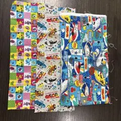 キャラクター柄生地 はぎれセット