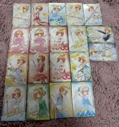 カードキャプターさくら ウエハース　カード１９枚セット　内被り２セットずつあり