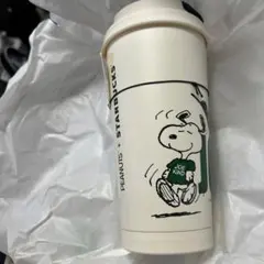 スタバ PEANUTS ステンレス タンブラー ホワイト 473ml スヌーピー